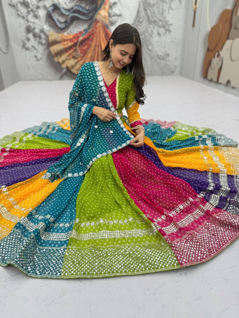 Pc 588 Georgette Navratri Special Chaniya Choli